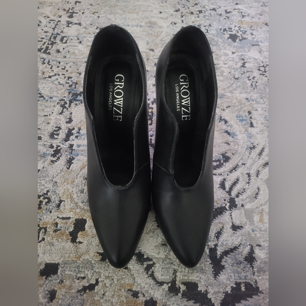 Growze Los Angeles black heels size 6